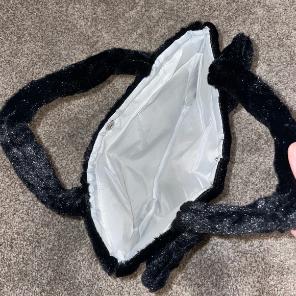 Kuromi Sanrio Soft Plush Tote Handbag - Picture 2 of 5